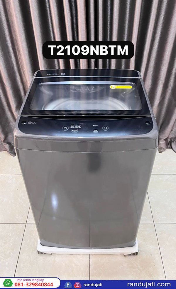 MESIN CUCI 1 TABUNG OTOMATIS 9KG LG T2109NBTM